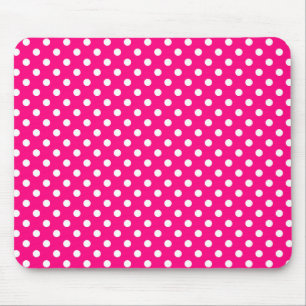 Tupfen in hellem rosa Mousepad