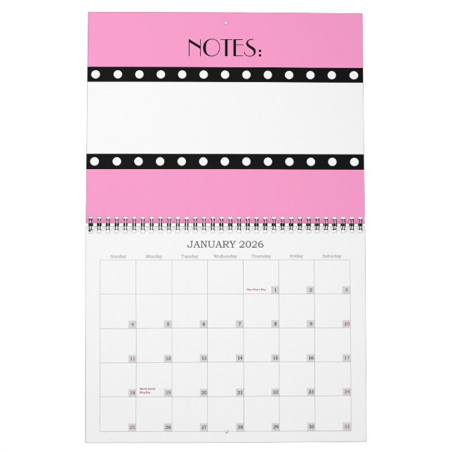 Tupfen Kalender (Jan 2026)