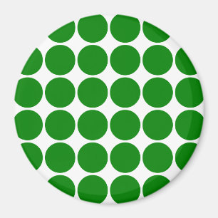 Tupfen-Kreise u. Stellen: Grüne Tupfen Magnet