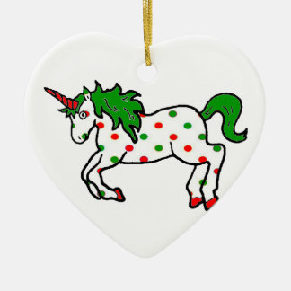 Tupfen Unicornament Keramikornament