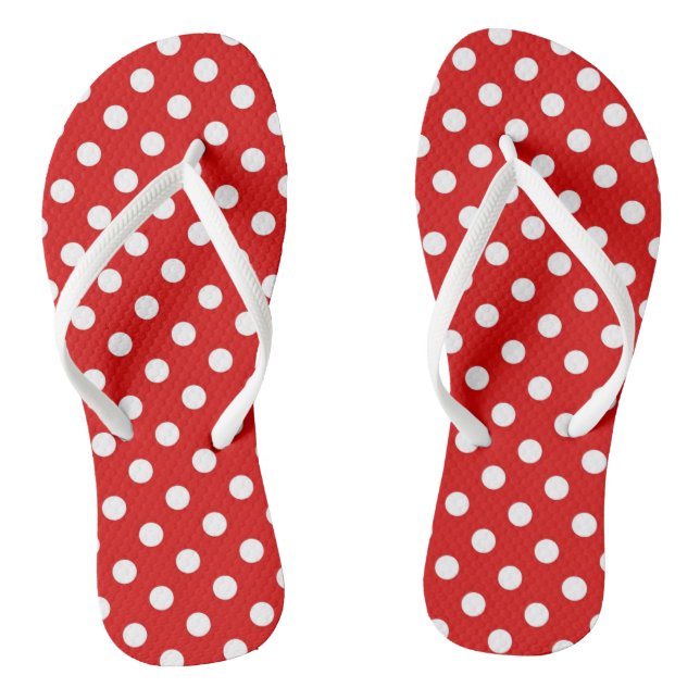 Tupfenhintergrund Flip Flops (Fußbett)