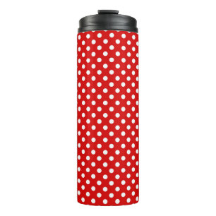 Tupfenhintergrund Thermosbecher