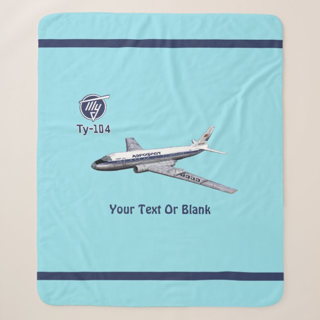 Tupolev (Т у о е в) Tu-104 Airliner Sherpadecke (Vorderseite)