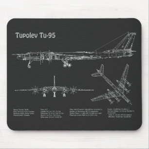 Tupolev Tu-95 - Flugzeugkonzepte PD Mousepad