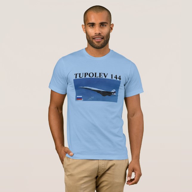 Tupolew - 144 Russisches Supersonisches Shirt (Vorne ganz)