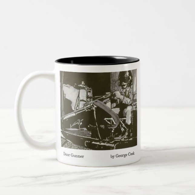 Tür-Artillerist Zweifarbige Tasse (Links)