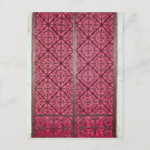 Tür aus dem Chor der Kathedrale Rouen Postkarte