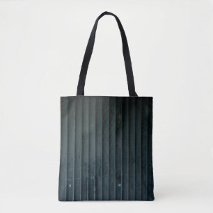 Tür aus schwarzem und grauem Holz Tasche
