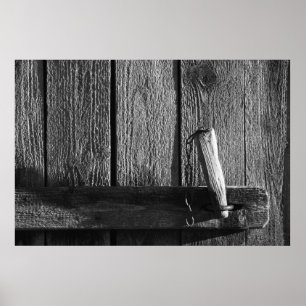 Tür der alten Scheune 9 Poster