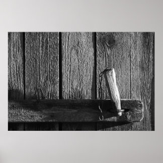 Tür der alten Scheune 9 Poster