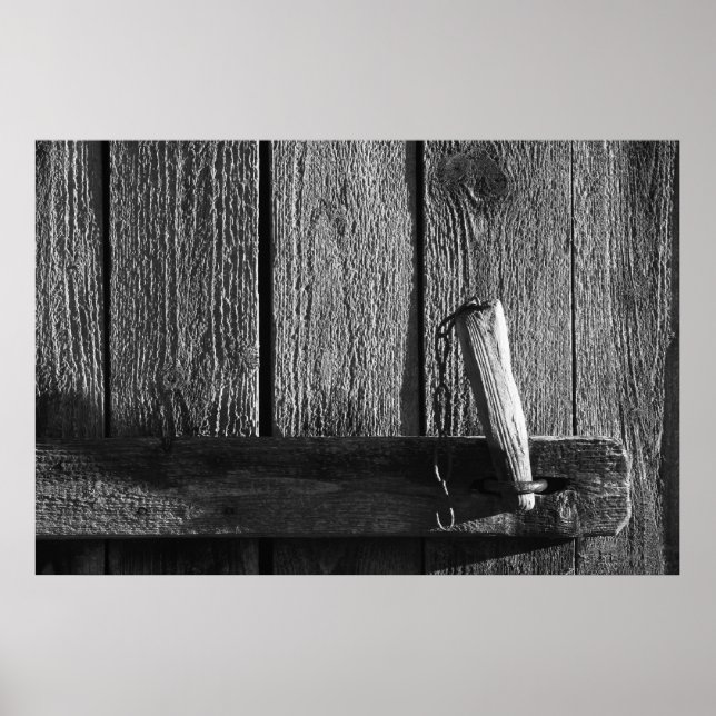 Tür der alten Scheune 9 Poster (Vorne)