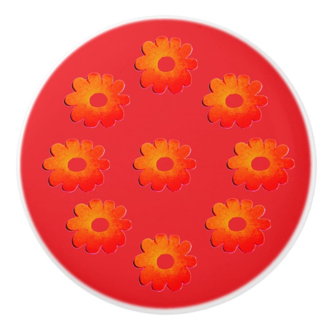 TÜR PULL KERAMIK STIL DESIGN KERAMIKKNAUF (Vorderseite)