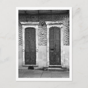 Tür und Fenster Postkarte