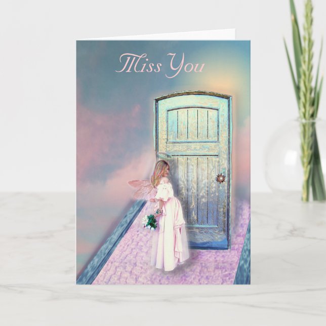 Tür zu Ihrem Herzen - Karte (Vorderseite)