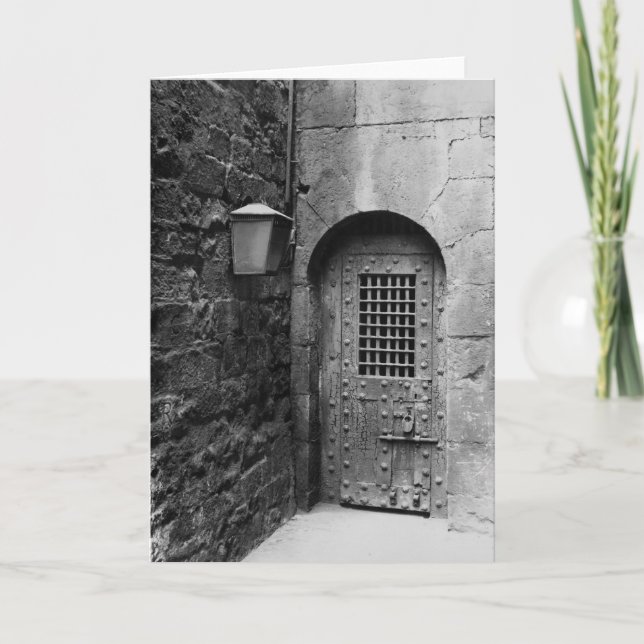 Tür zu Newgate Gefängnis Karte (Vorderseite)