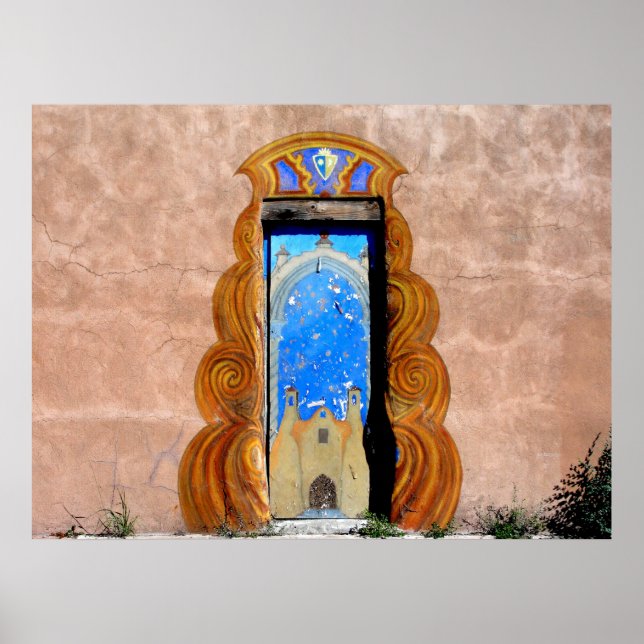 Tür zum Santa Fe Poster (Vorne)