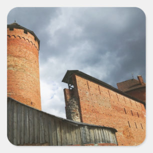 Turaida-Burg, Sigulda, Lettland Quadratischer Aufkleber