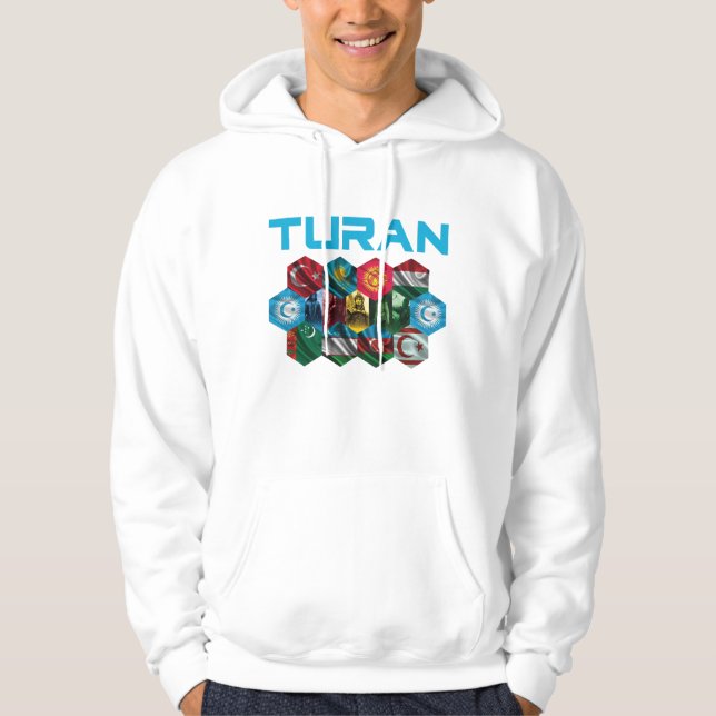 Turan Waben Design Outfit Hoodie (Vorderseite)