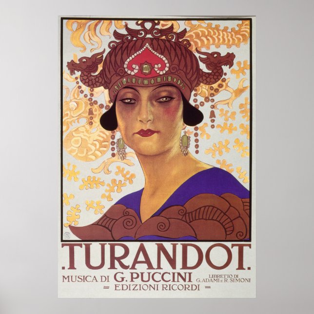 Turandot Opera Poster (Vorne)