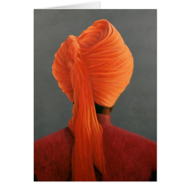 Turban orange (Devant)