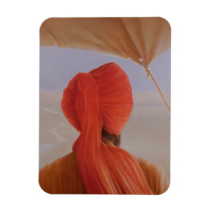 Turbaned backview mit dem Tenting Magnet