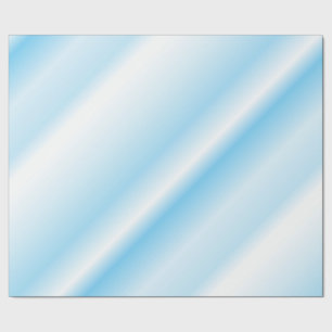 Turbine Türkis Schattierte diagonale Linien Geschenkpapier
