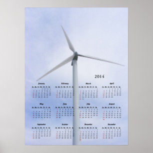 Turbinekalender ~ Druck Poster