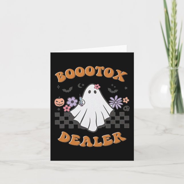 Turbineninjektor Halloween Retro Botox Dealer Ghos Karte (Vorderseite)