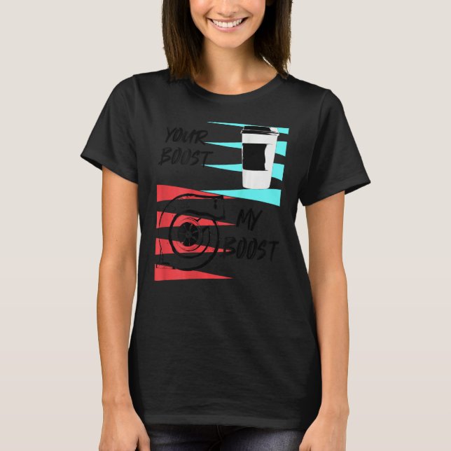 Turbo Boost Drift Car with Coffee Racing T-Shirt (Vorderseite)