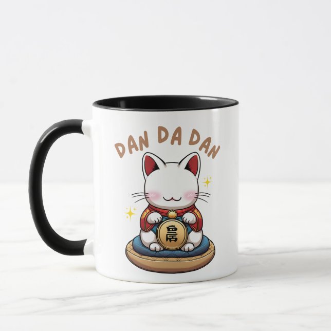 Turbo-Granny Dandadan Cat - Niedliche Anime Manga  Tasse (Links)