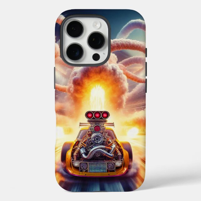 Turbo Inferno iPhone 16 Pro Hülle (Rückseite)