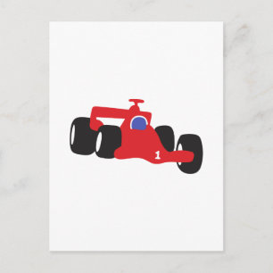 Turbo-Rennwagen Postkarte