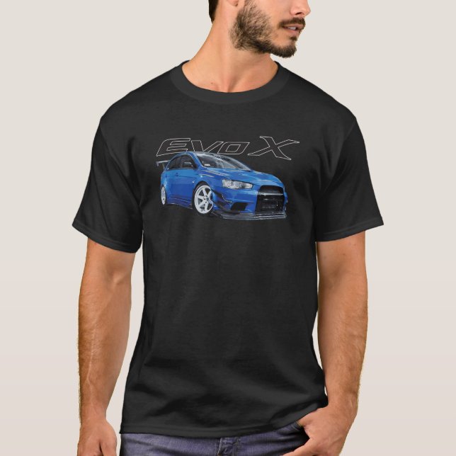 Turbo Tuner TE37 CAR OCTANE BLUE  T-Shirt (Vorderseite)