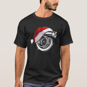Turbo-Weihnachtsmannmütze-Rennfahrer T-Shirt