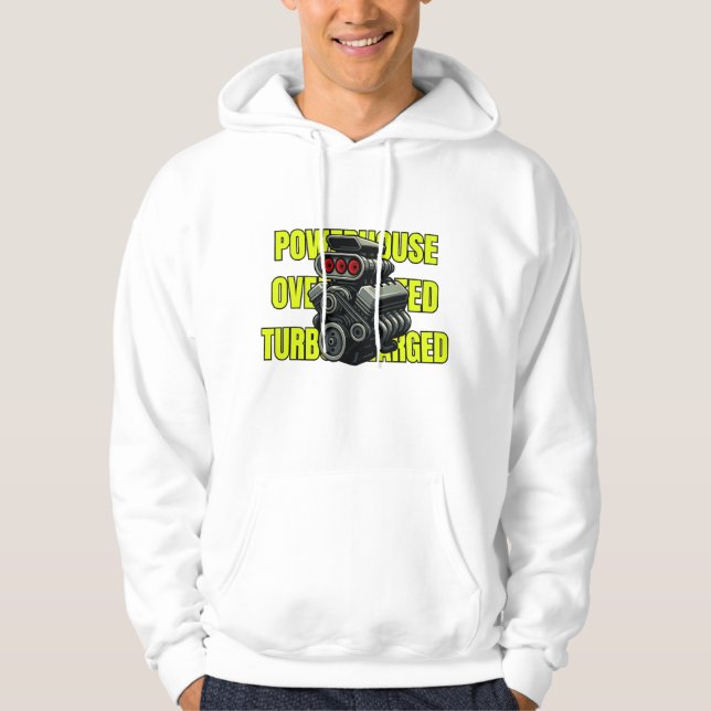 Turbogeladenes V8 Powerhouse - Perfektes Geschenk  Hoodie (Vorderseite)
