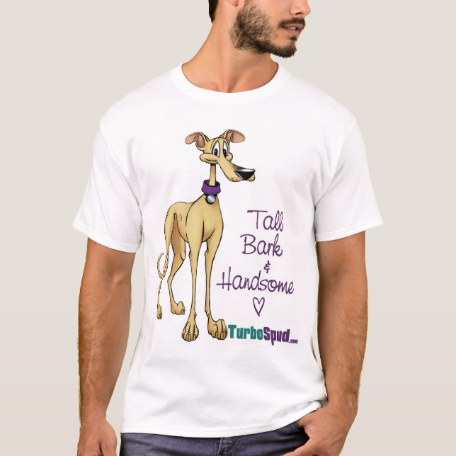 Turbospud - hoch, Barke u. hübsches T-Shirt (Vorderseite)