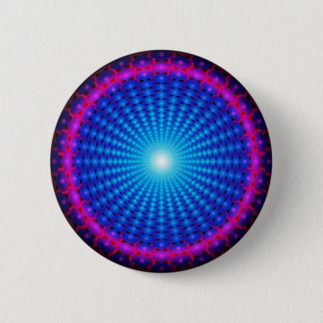 Turbulenz-Spirale Button (Vorderseite)