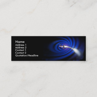 Turbulenz-Visitenkarte Mini Visitenkarte