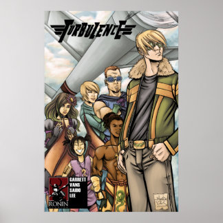 Turbulenzdeckung Poster