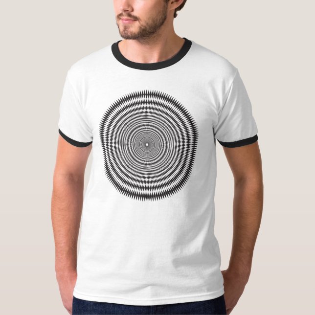 Turbulenzschwarzes T-Shirt (Vorderseite)