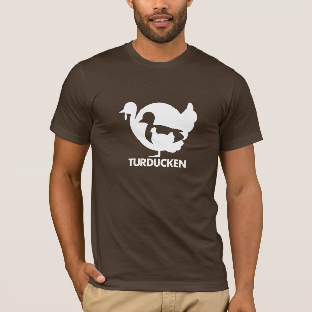 Turducken Weiß T-Shirt (Vorderseite)