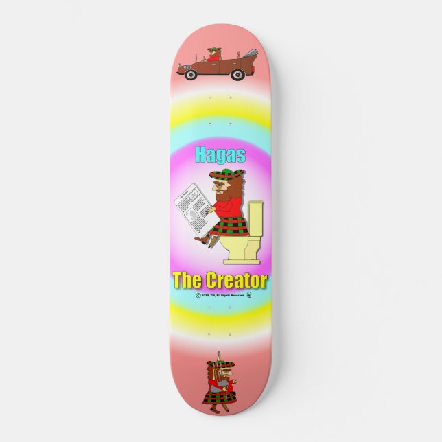 Turdy Boy - Hagas le Créateur (V2) - Skateboard (Recto)