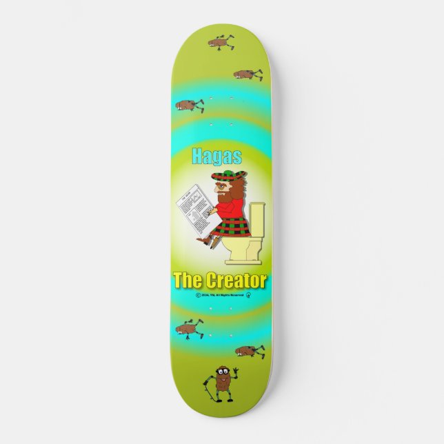 Turdy Boy - Hagas the Creator (V1) - Skateboard (Vorderseite)