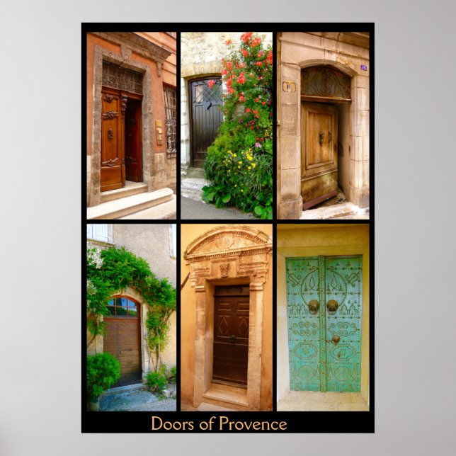 Türen aus der Provence Poster (Vorne)