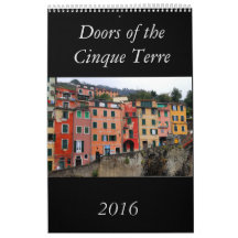 Türen des Cinque Terre 2016 Kalenders