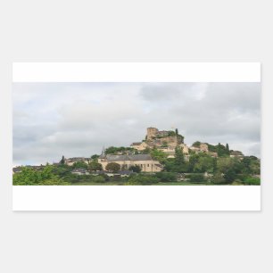 Turenne Dorf in Frankreich Rechteckiger Aufkleber
