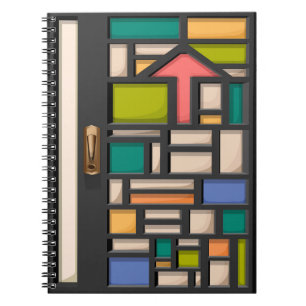 Türfarbglas Notizblock