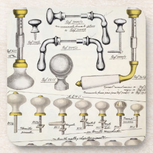 Türgriffe, von einem Geschäftskatalog inländisc Untersetzer