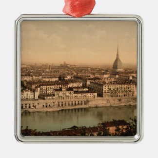 Turin des 19. Jahrhunderts, Piemont, Italien Silbernes Ornament