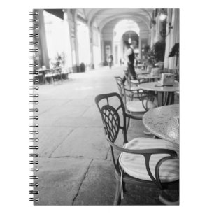 Turin Italien, Café und Torbogen Notizblock